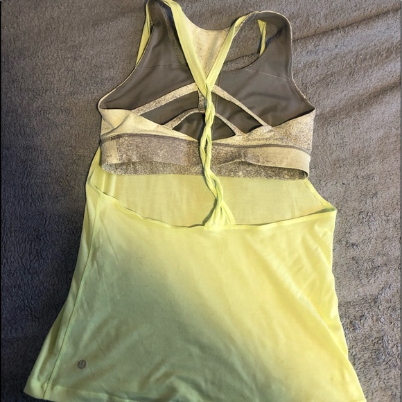 Lululemon Tank Top & Sports Bra (Attached) - Picture 2 of 4